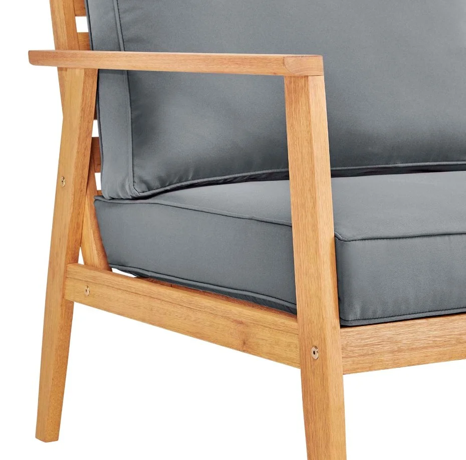 Syracuse Outdoor Patio Upholstered 4 Piece Furniture Set - Image 3