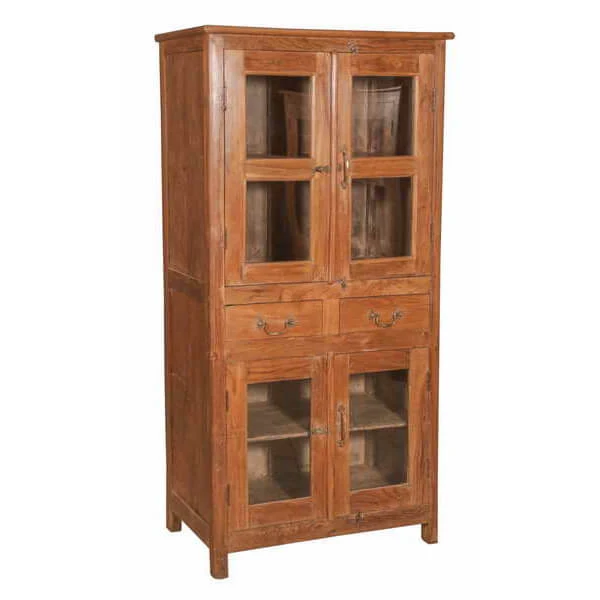 Teak Cabinet with Glass - Image 7