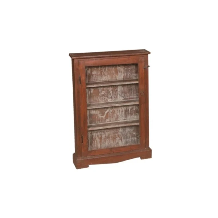 Teak Display Cabinet with Glass