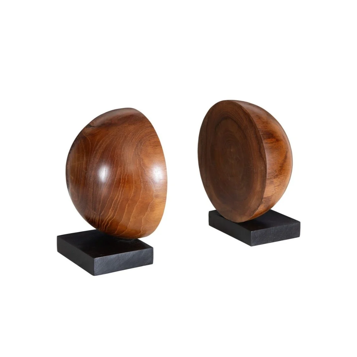 Teak & Noir Bookends - Image 2