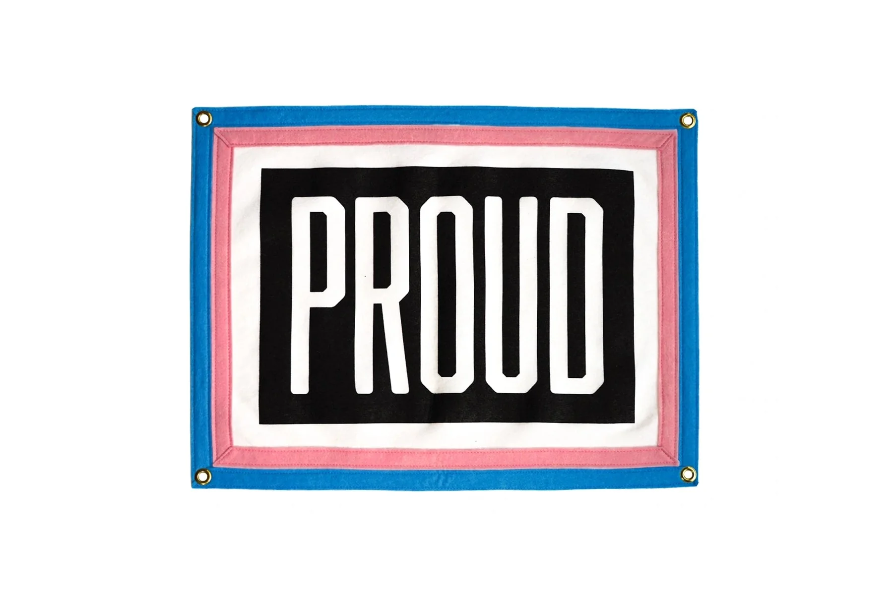 Trans Proud Camp Flag