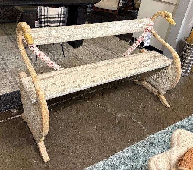 Unique Swan Bench