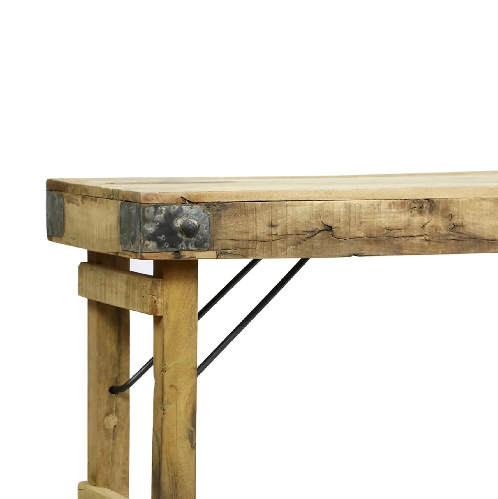 Vintage Indian Wedding Bleached Bench - Image 3