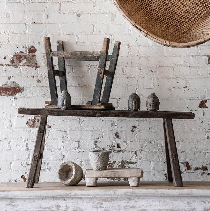 Vintage Village Stool - Image 3