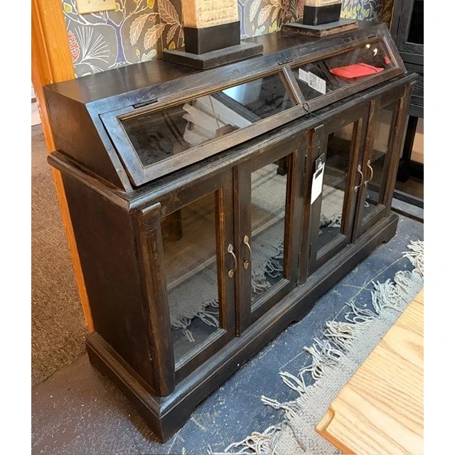 Wood and Glass Cabinet
