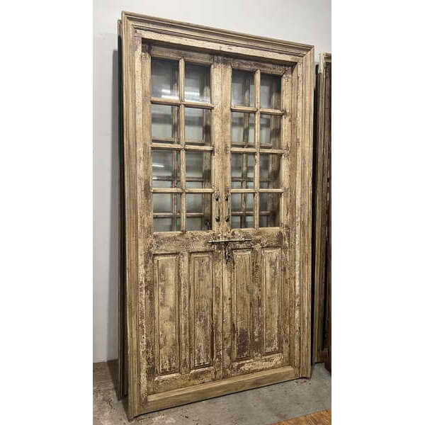 Wood Door with Frame - Image 2
