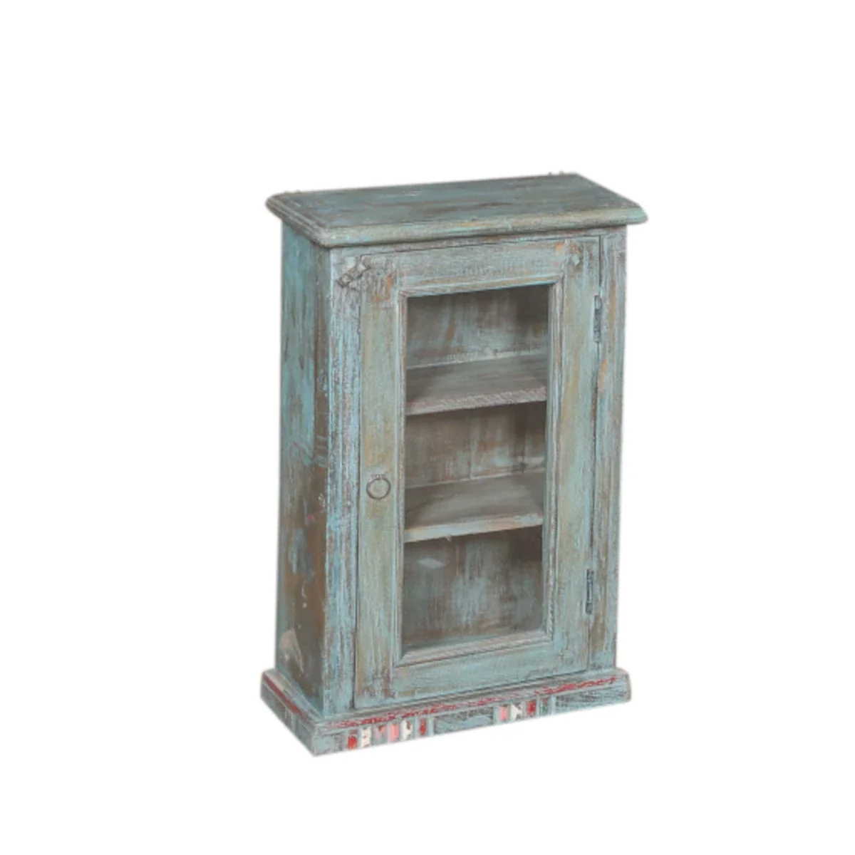 Wooden Cabinet with Glass - Image 4